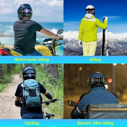 Combo (Helmet + LED Back Light)