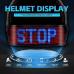 Smart Helmet LED Display Light – Motorcycle Safety System - Image 6