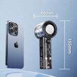 High Speed Cooling Fan X05 - Portable Rechargeable Turbo Fan - 3000mAh Battery - Image 7