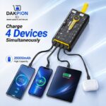 20000mAh Power Bank 22.5W PD Fast Charging with 4-in-1 Built-in Cable & LED Display - Image 3