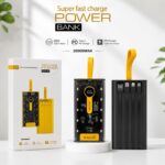 20000mAh Power Bank 22.5W PD Fast Charging with 4-in-1 Built-in Cable & LED Display